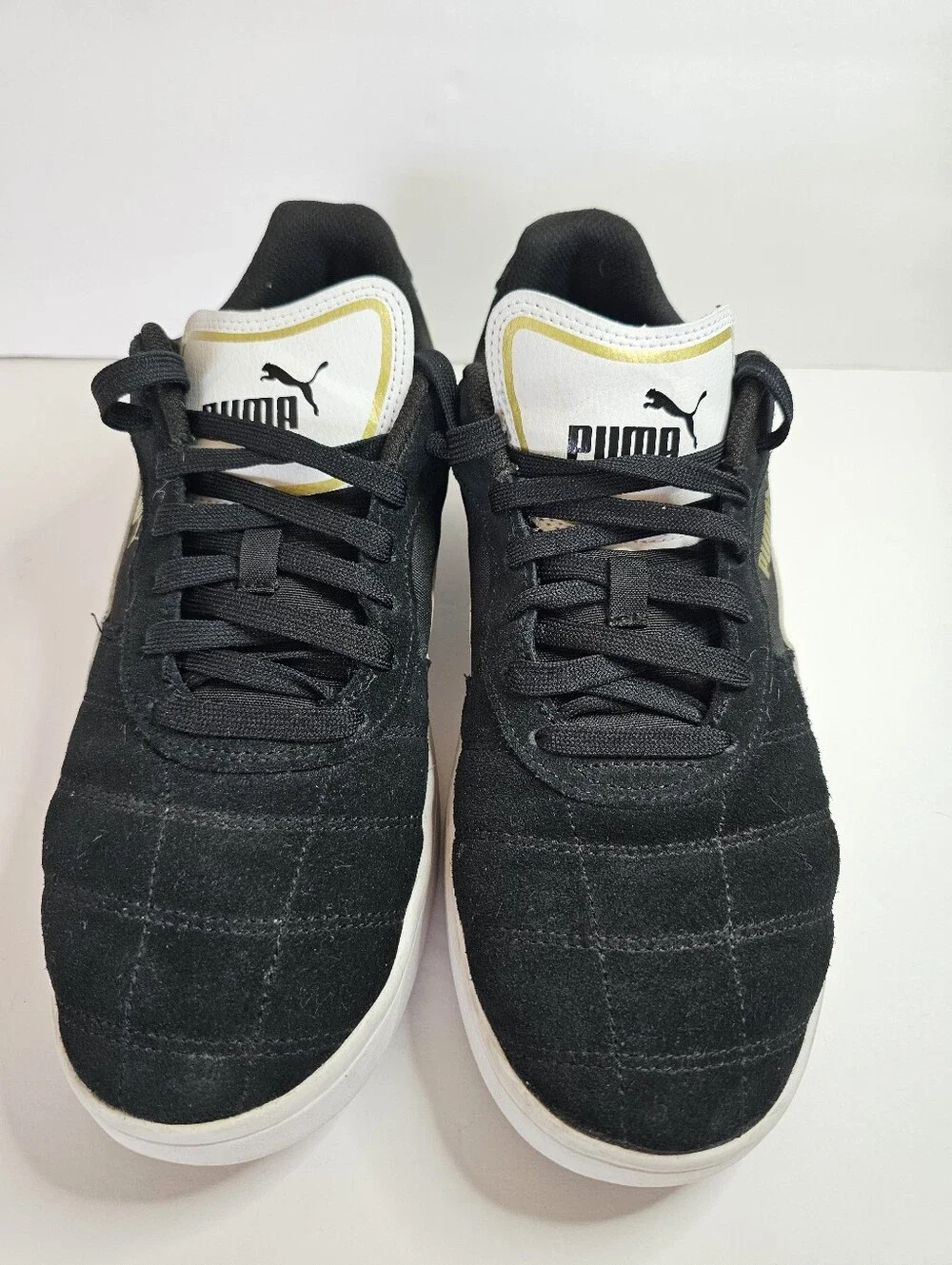 Puma Astro Kick Black White Sneakers Men's 11.5 Casual Streetwear Suede